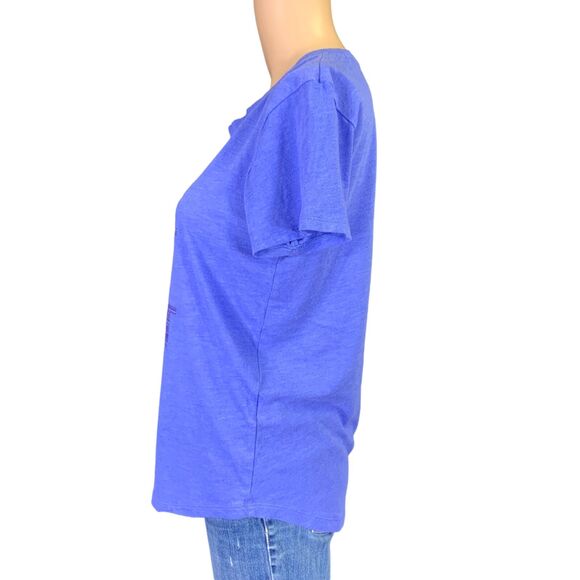 Under Armour Womens T Shirt Top Athletic Loose Fit HeatGear Blue Medium - Picture 5 of 8